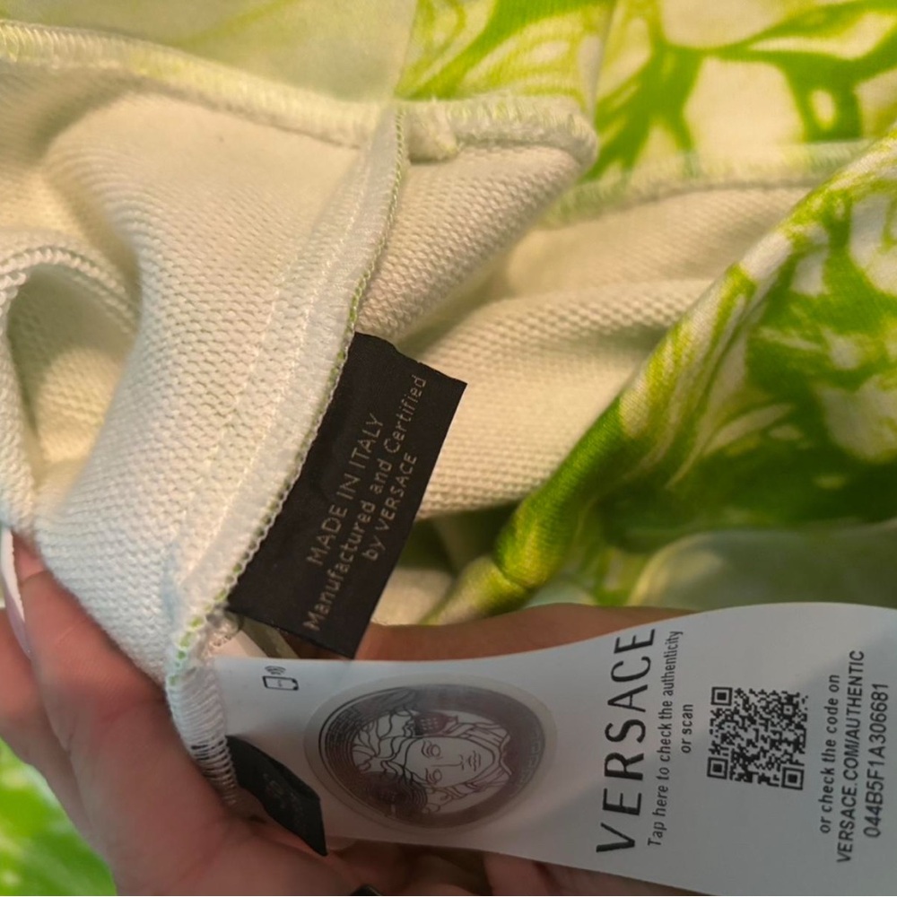 Gianni Versace Green Tie-Dye Sweatshirt - Picture 4 of 4